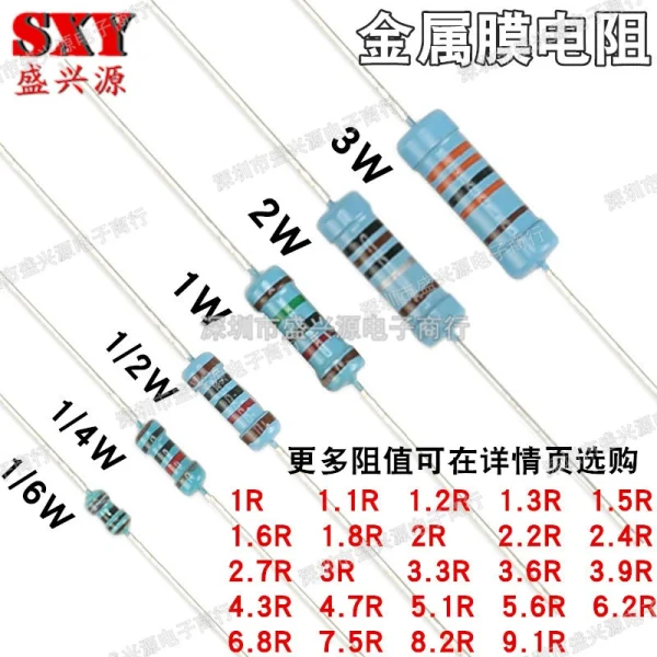 1/6W1/4W1/2W1W2W3W1%1R2R2.4R3R3.9R5.1R5.6R6.8R9.1R
